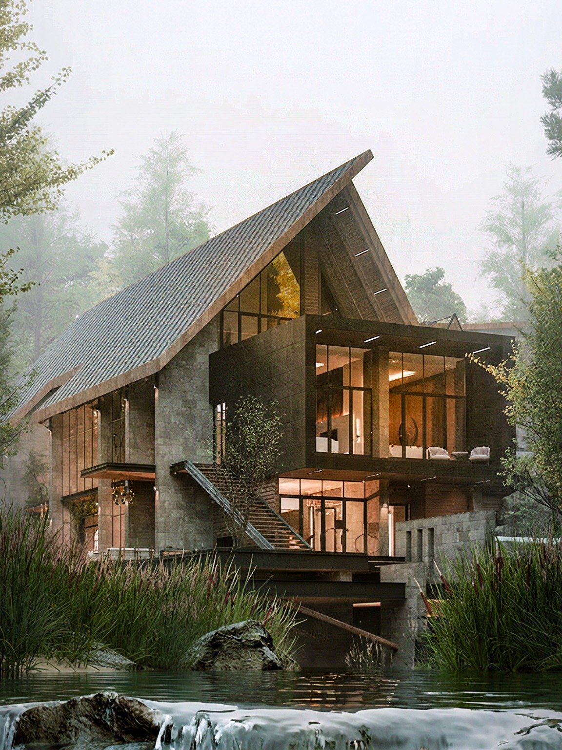 A Frame House 068 - Drawings\Blueprints CAD + PDF - Metric + Imperial product image (1)