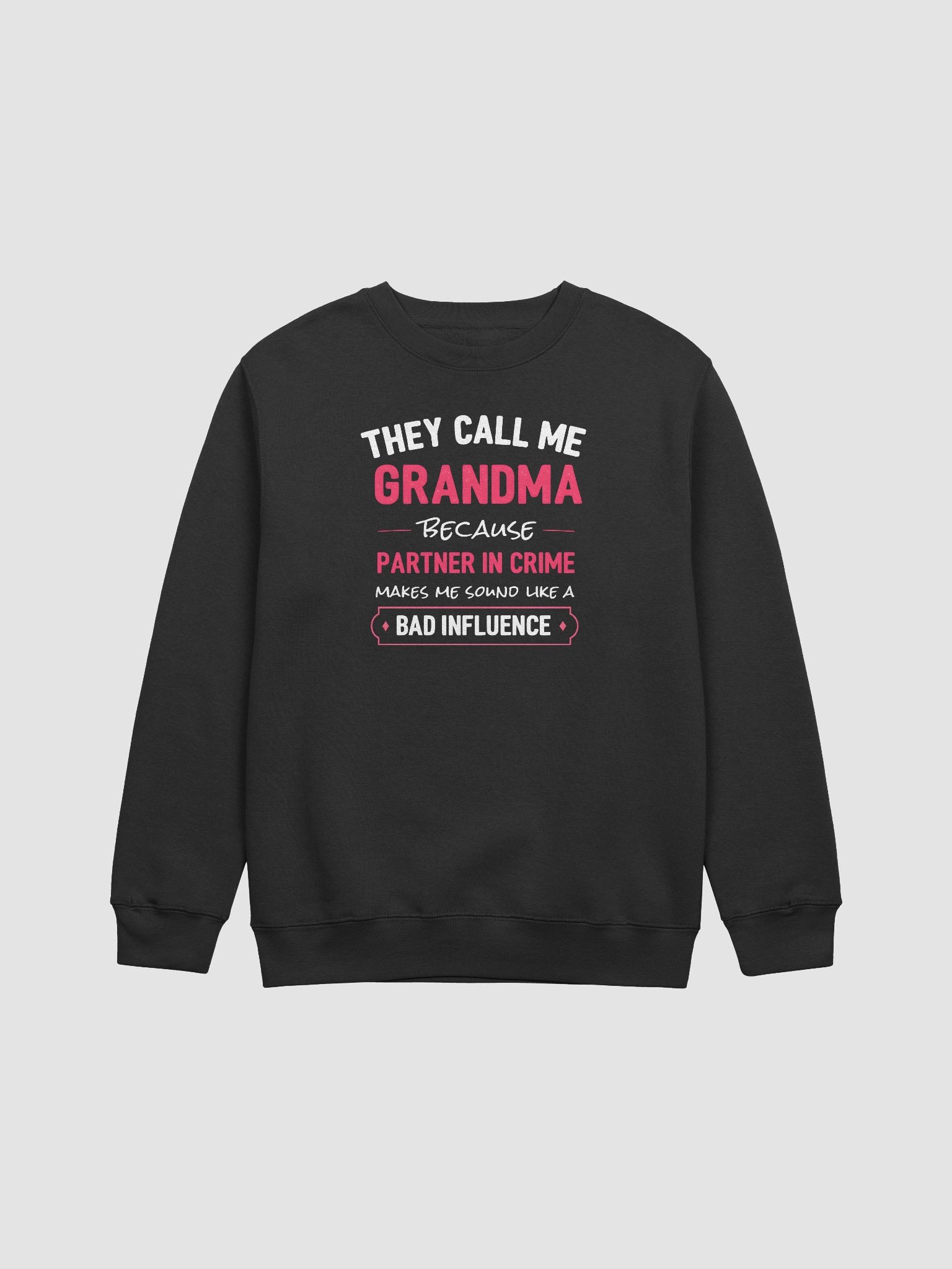 Funny Grandma Sweatshirt – Partner in Crime Vibes product image (2)