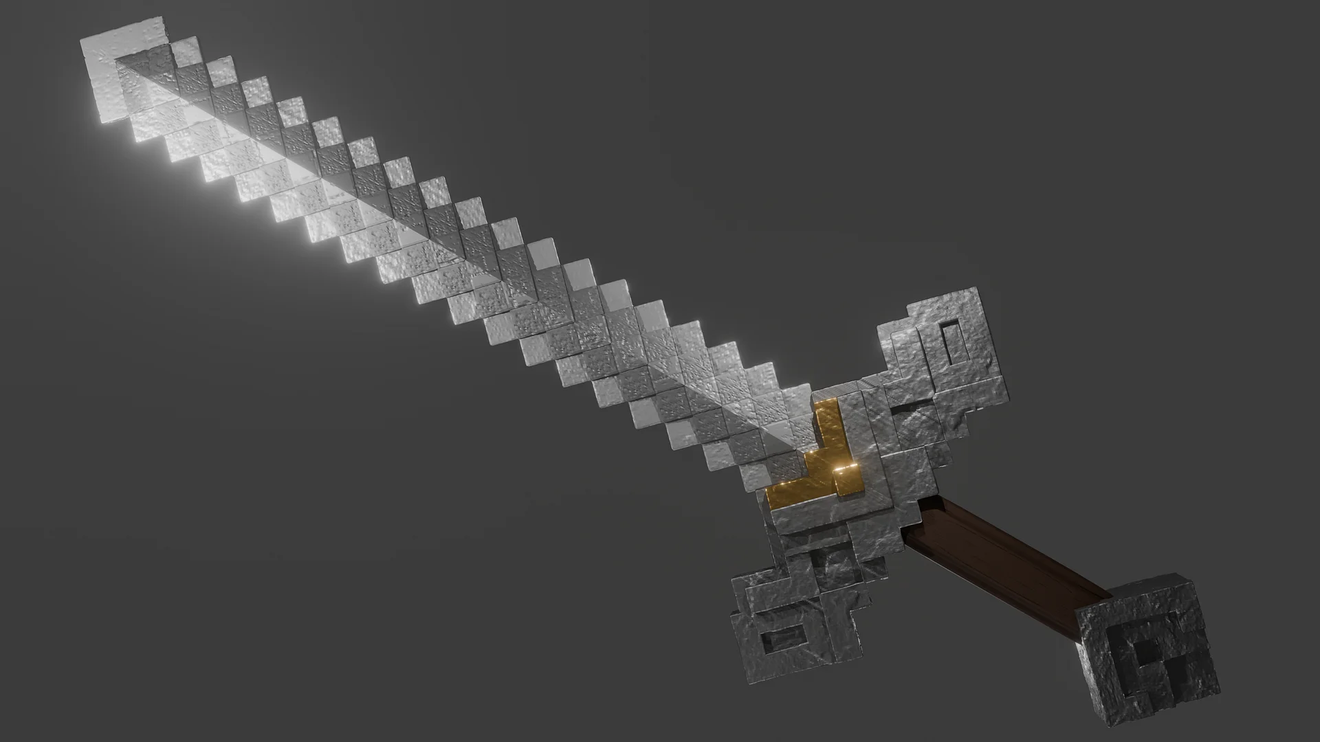 Minecraft Movie Sword - Digital 3D printable model files product image (8)