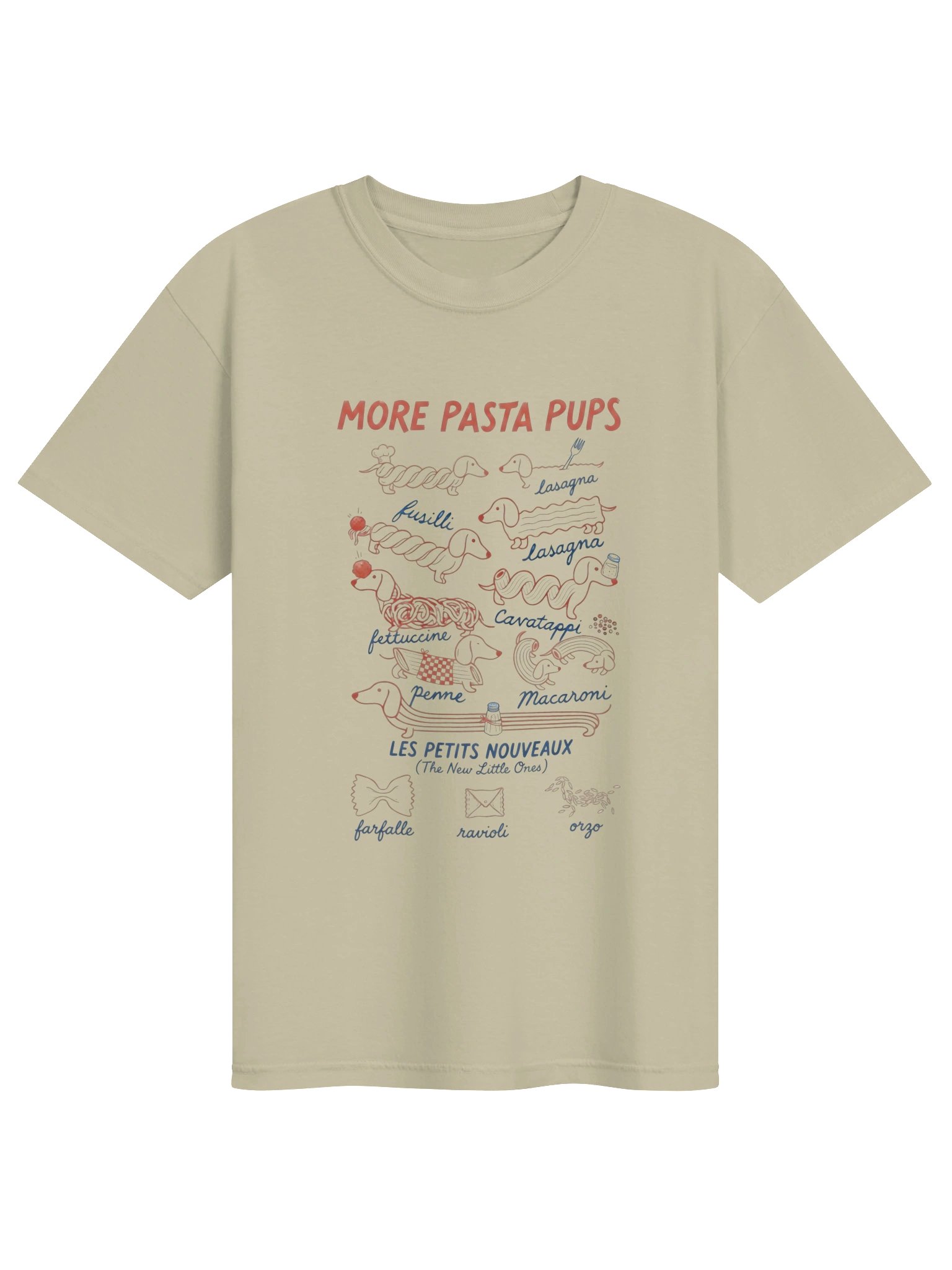 Comfort Colors Pasta Pups Shirt, Lustiges Dackel Spagetti Shirt, Italienisches Feinschmecker Geschenk product image (73)