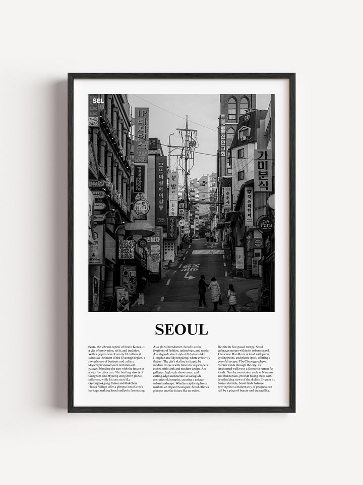 Seoul 05 Newspaper Poster product image (1)