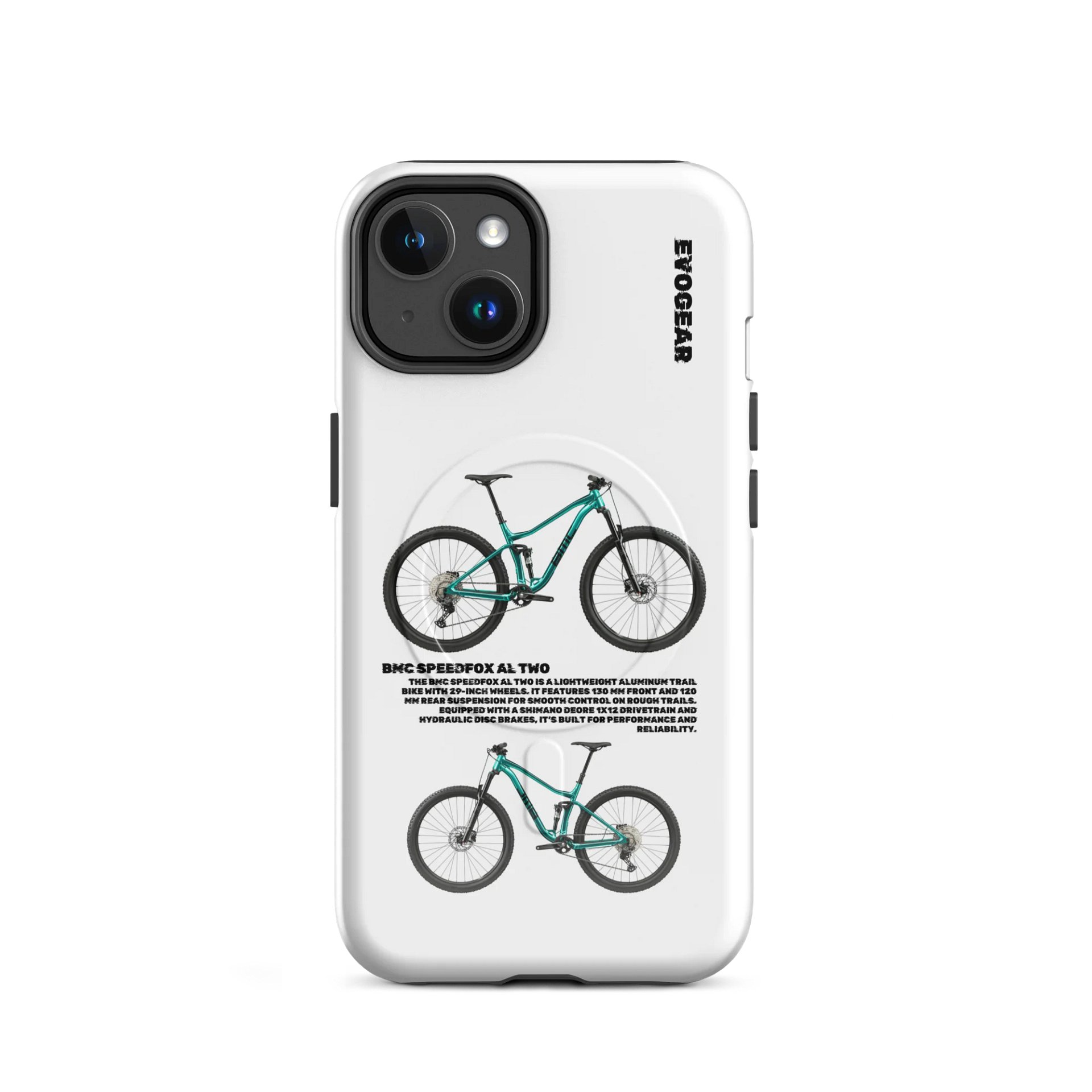 White BMC Speedfox AL Two iPhone MagSafe Case product image (27)