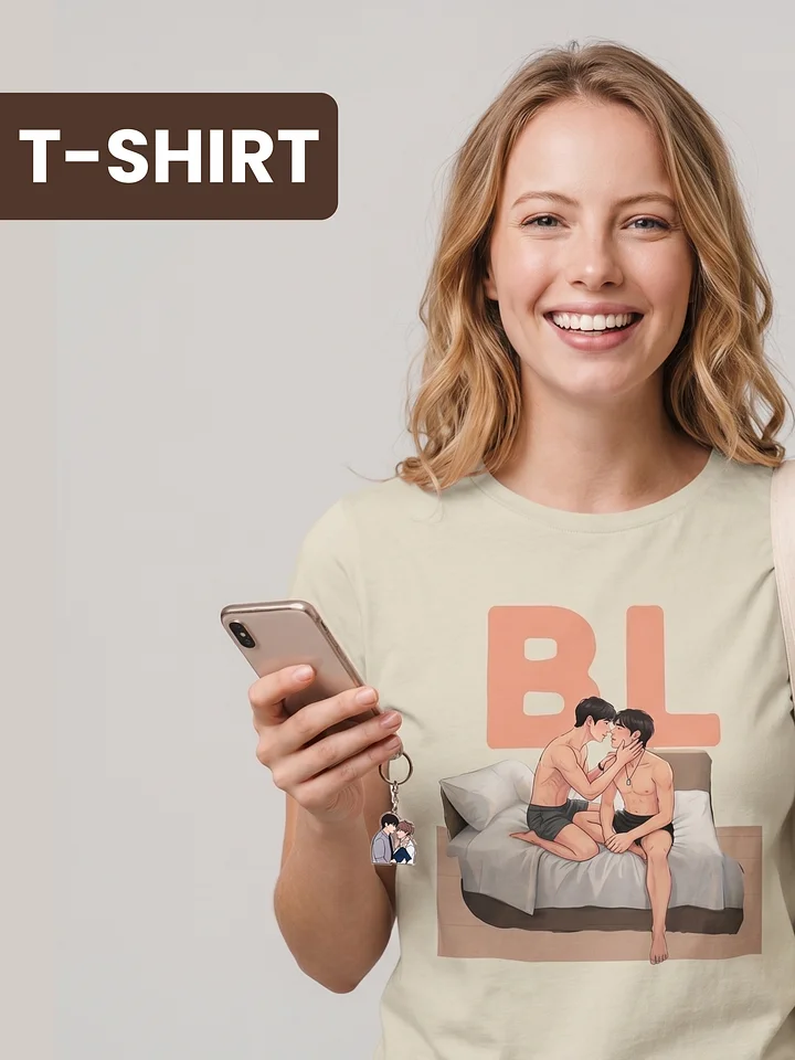 Vintage Boys Love T-Shirt | Indie BL Merch & Yaoi Aesthetic Tee | LGBTQ Pride Apparel | Queer Cinematic Graphic Shirt for BL Fans product image (1)