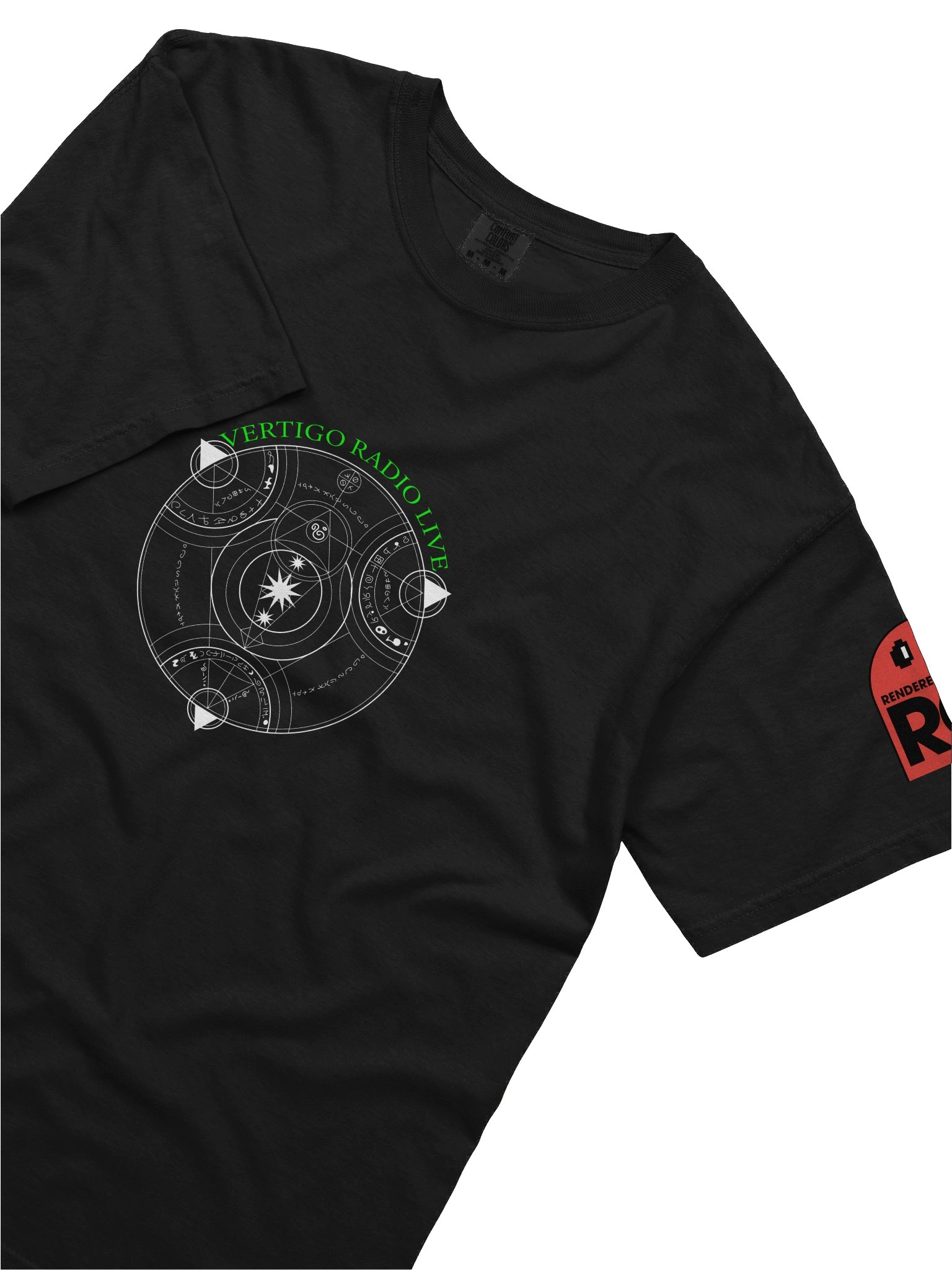 Vertigo Radio Live T-Shirt: Vector Green product image (53)