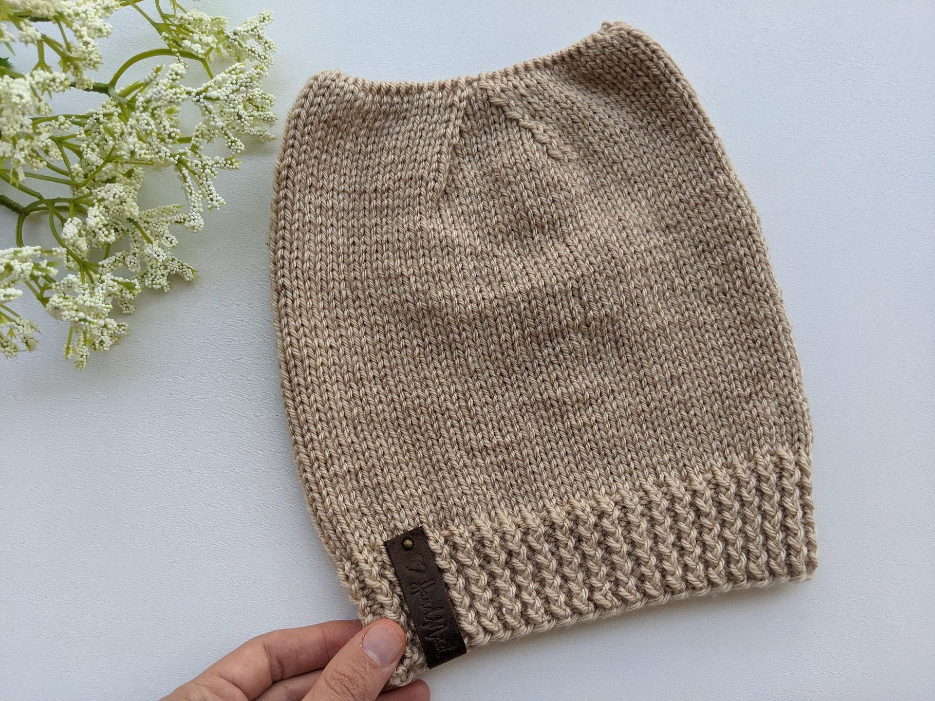 Knit Cat Ears Hat Pattern product image (6)