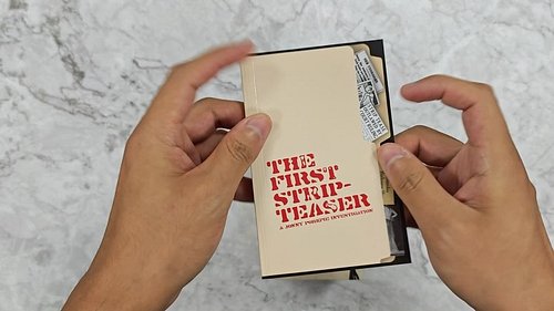 What’s that you say? You want a video sneak peek of THE FIRST STRIPTEASER mini-book, perfectly sized to sit on a shelf next t...