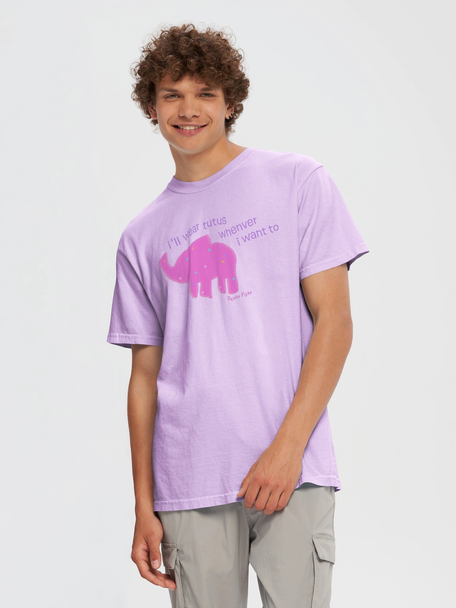 Lilac Elephant Animal Cookie Tee! product image (5)