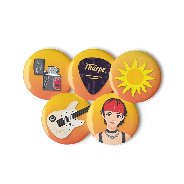 Nora Malakian - Character Button Set product image (1)