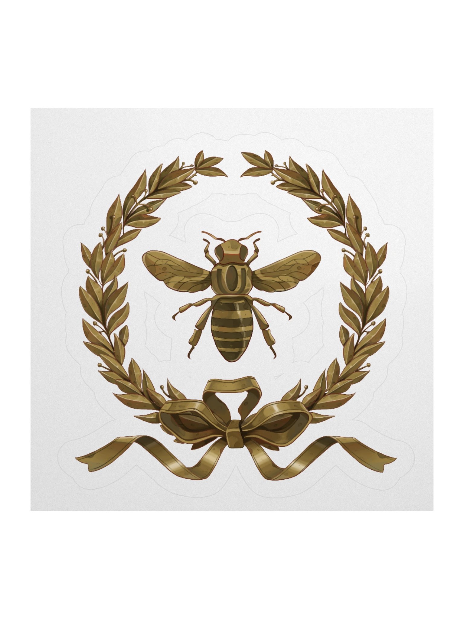 Napoleon Bee Wreath - Sticker product image (1)