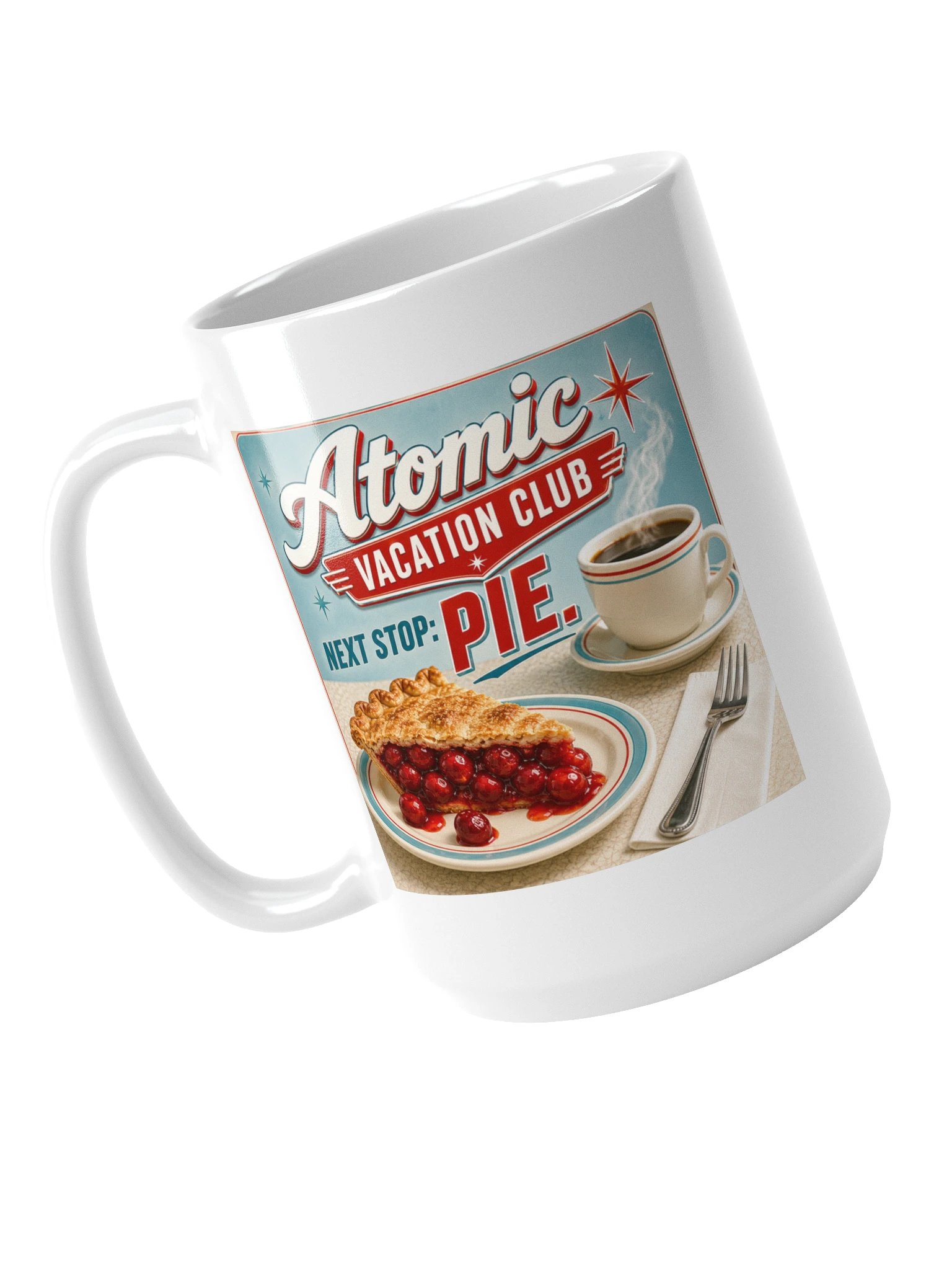 Next Stop: Pie!™ 15 oz Retro Road Trip Coffee Mug product image (5)