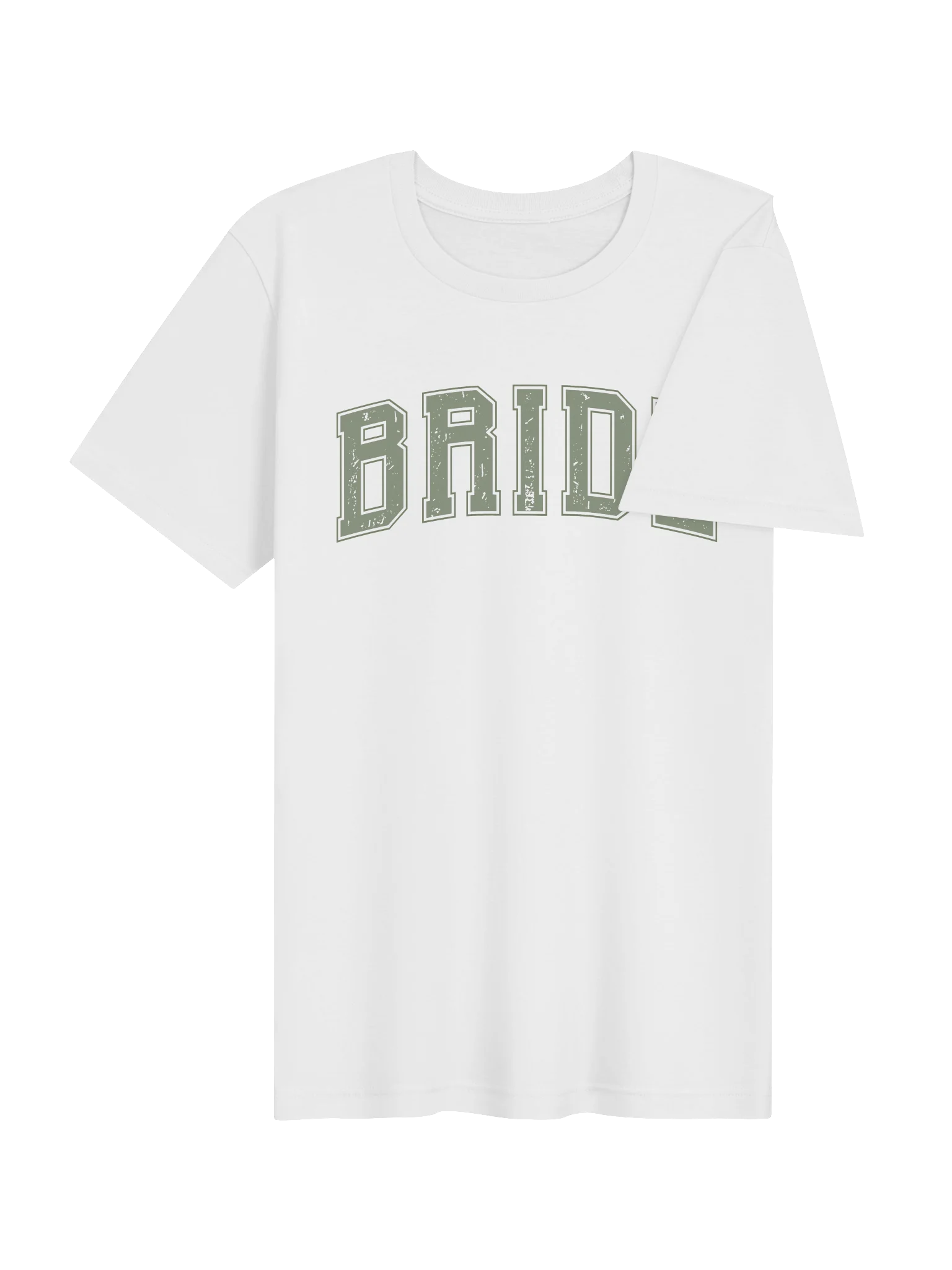 Bride T-Shirt | Minimalist Bridal Tee Sage product image (4)