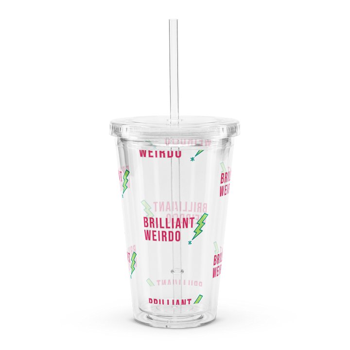 Brilliant Weirdo Clear Tumbler product image (1)