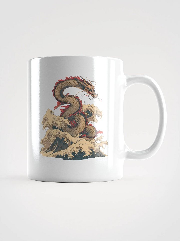 Sea Dragon Monster Vintage Art Ikuchi Mug product image (1)