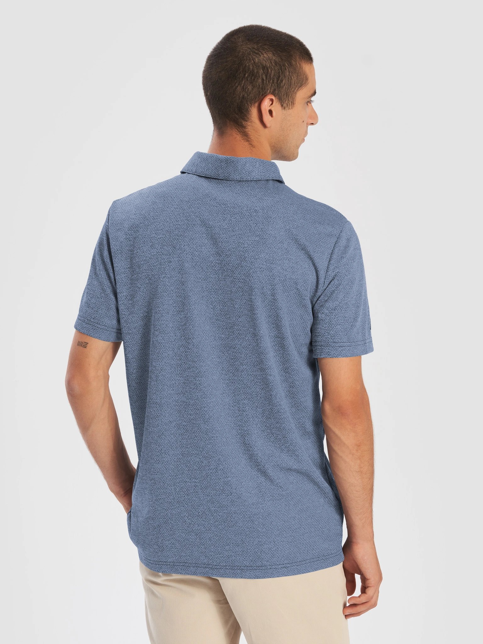 Be Kind, Please Rewind - Adidas Space-Dyed Polo Shirt product image (24)