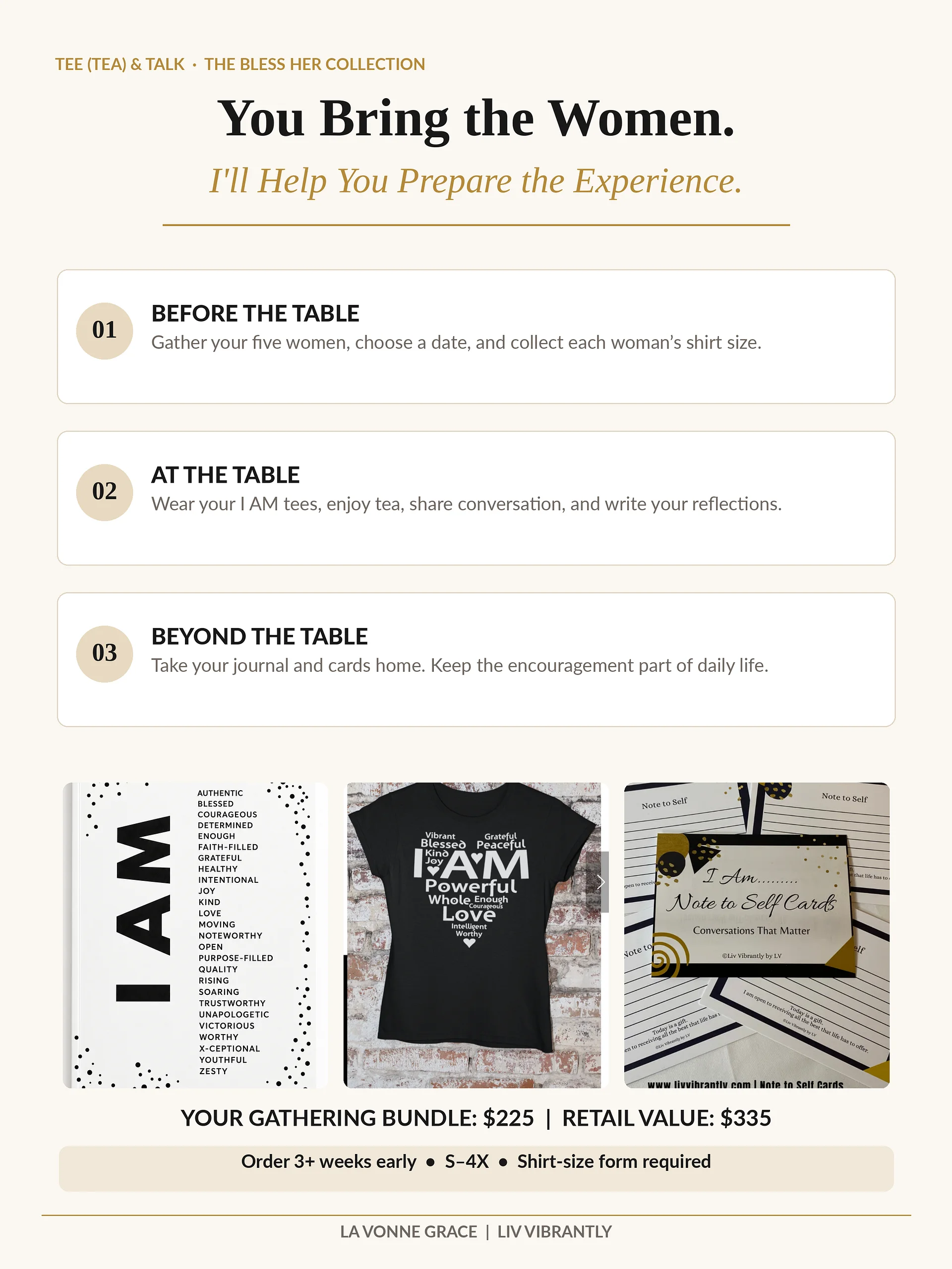 Bless Her Bundle: Tee (Tea) & Talk product image (3)