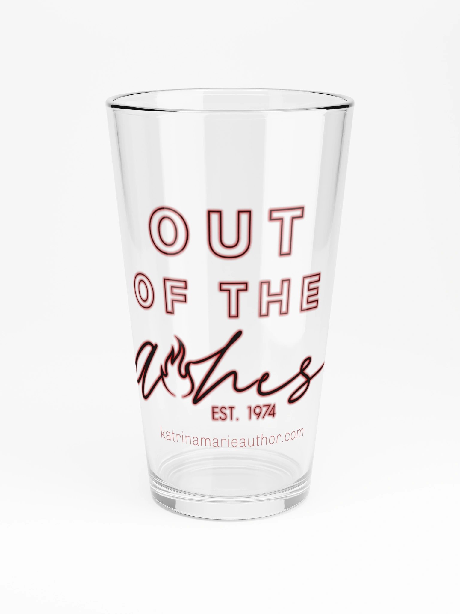 Out of the Ashes Pint Glass product image (3)