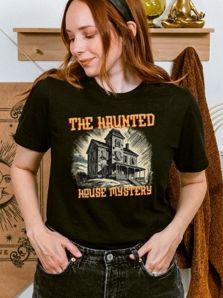 Haunted House Magic Funny Vintage Pulp Mystery Harry Potter Shirt product image (12)