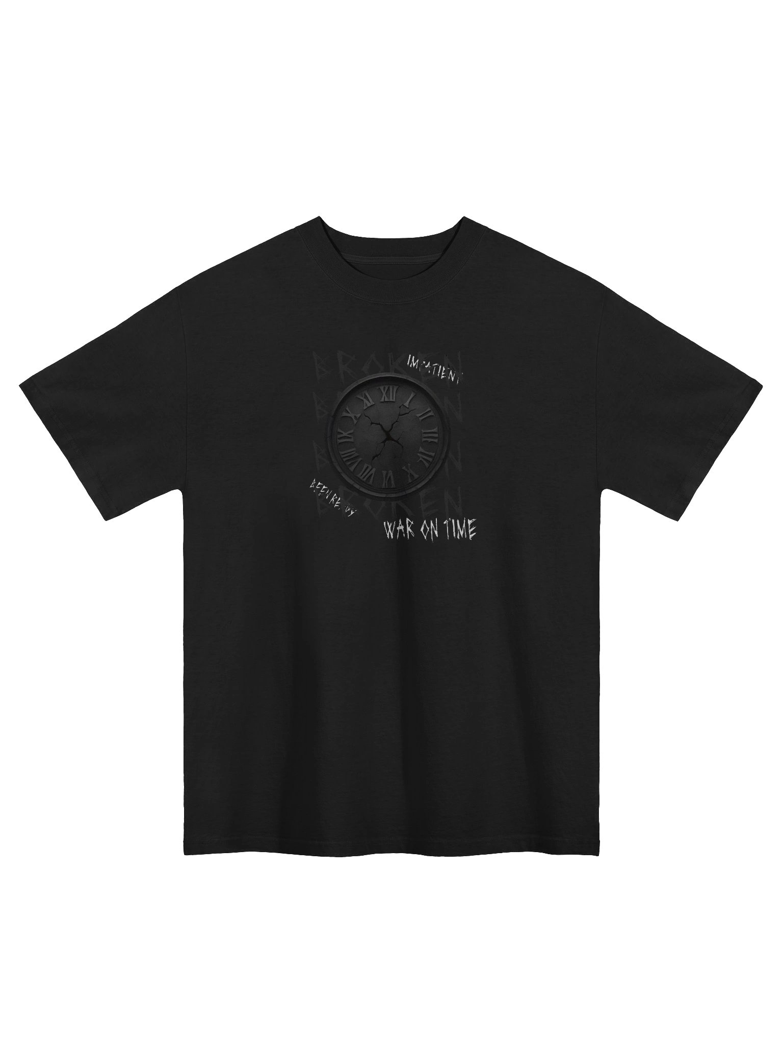 Magigio Broken Clock Faded Oversized Tee product image (1)