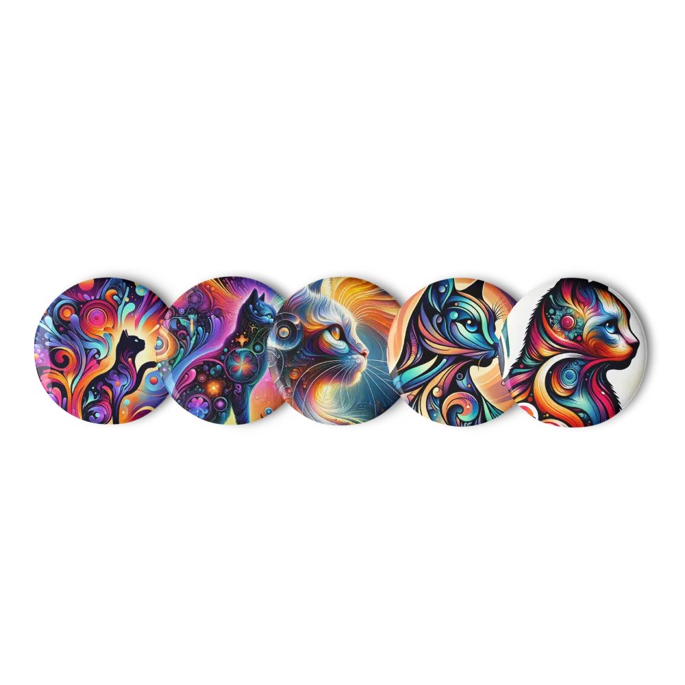 Set of Pin Buttons: American Shorthair product image (3)