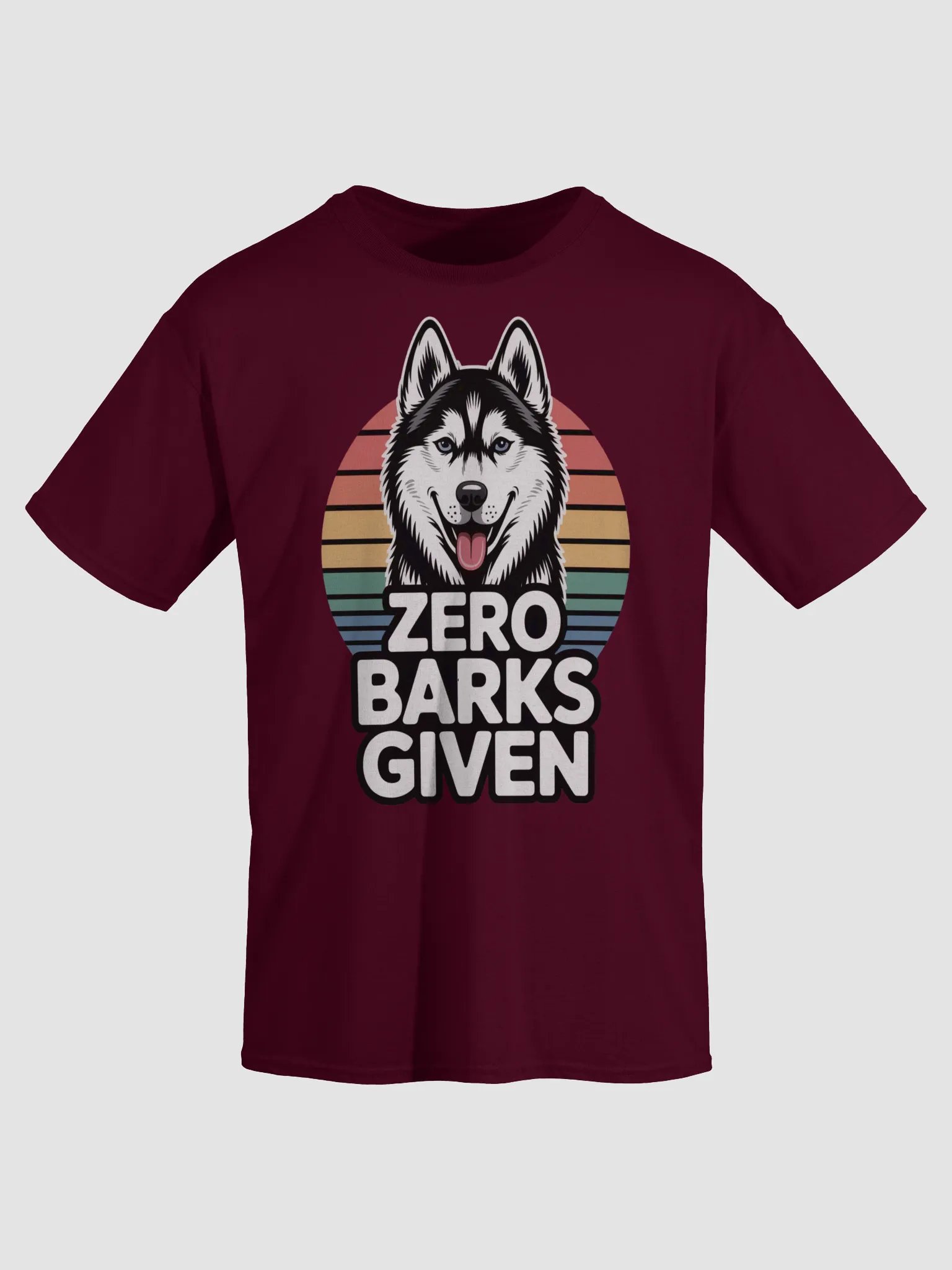 Zero Barks Given Husky T-Shirt product image (23)