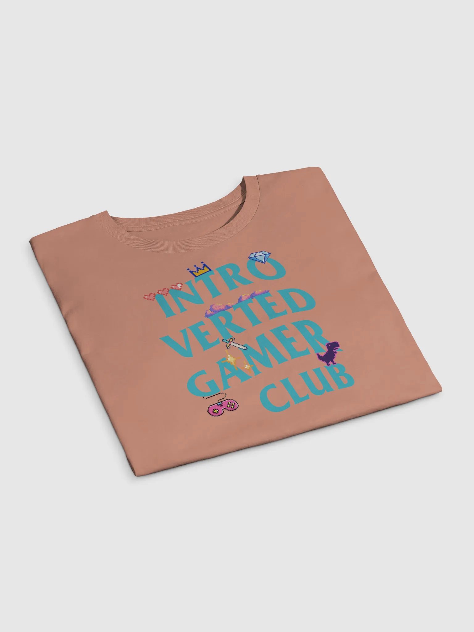 Introverted Gamer Club "Pixel-Elated" Croptop product image (3)