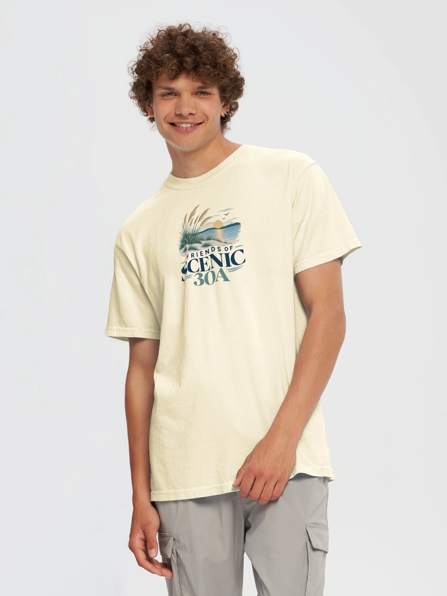 Friends of Scenic 30A Stacked Wordmark Tee product image (5)