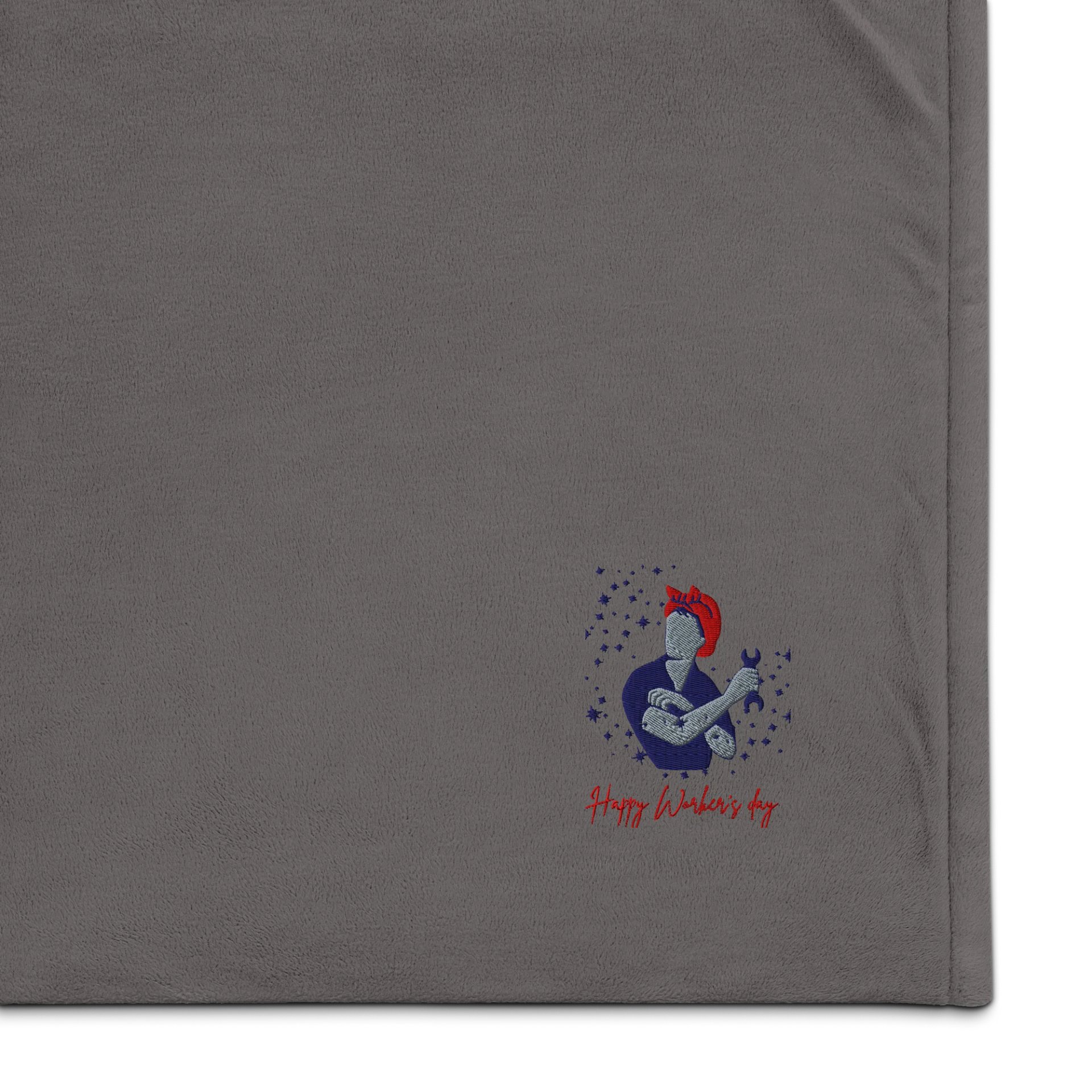 Confident Worker Sherpa Blanket product image (1)