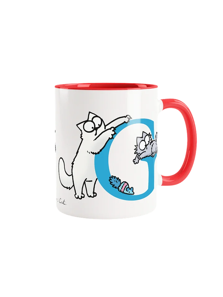 Cat Monogram Mug - G product image (2)