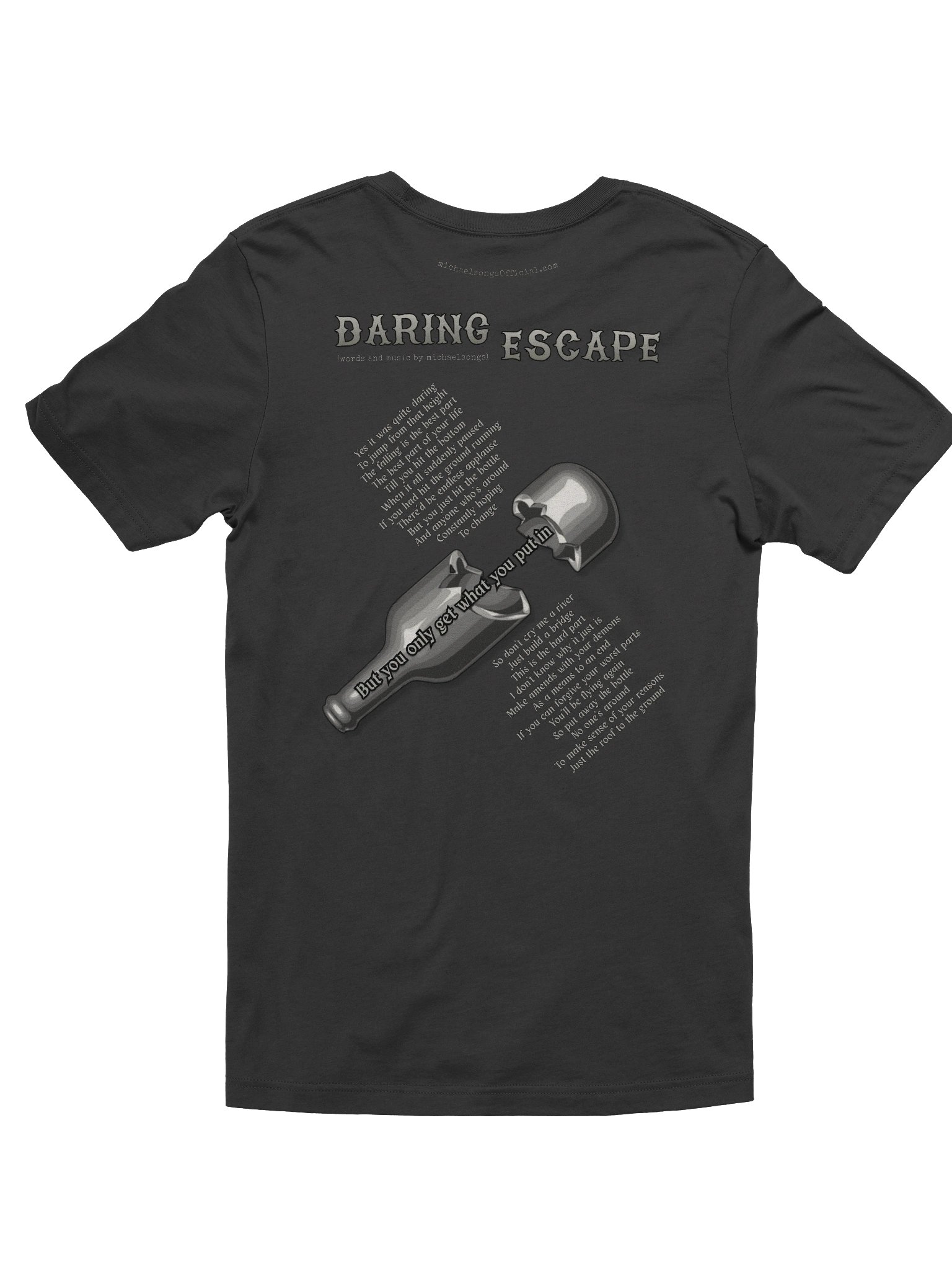 lightweight tee w/Daring Escape graphic & lyrics product image (6)