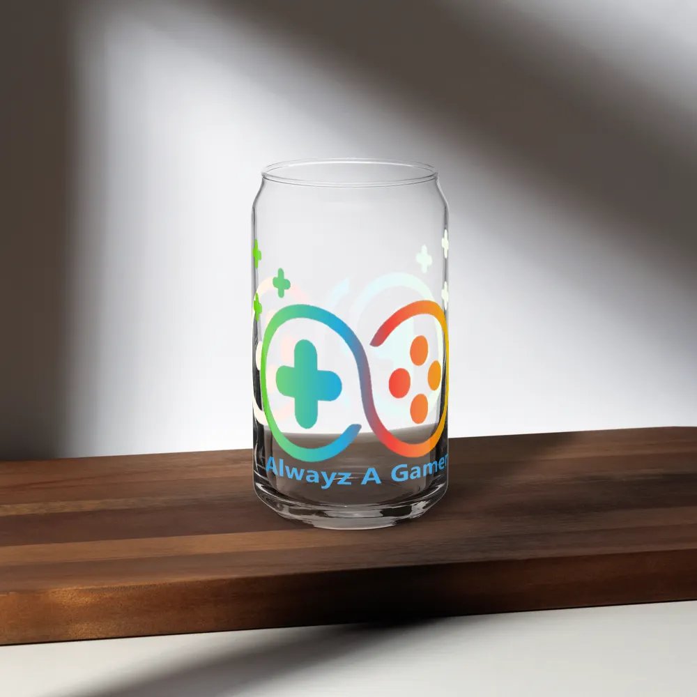 Alwayz A Gamer Glass Mug with lid product image (5)