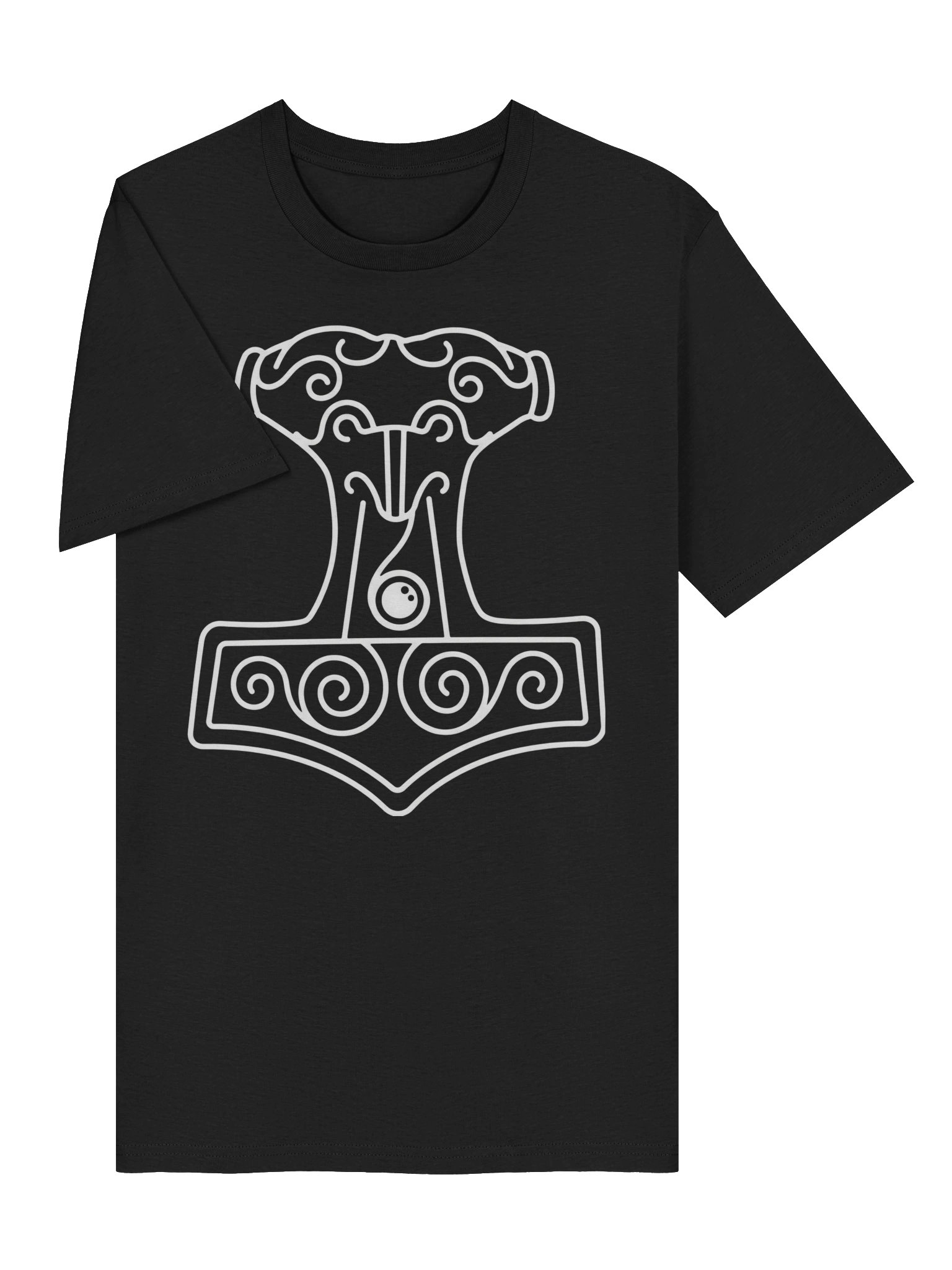 White Mjolnir - Młot Thora - koszulka unisex z bawełny organicznej product image (20)