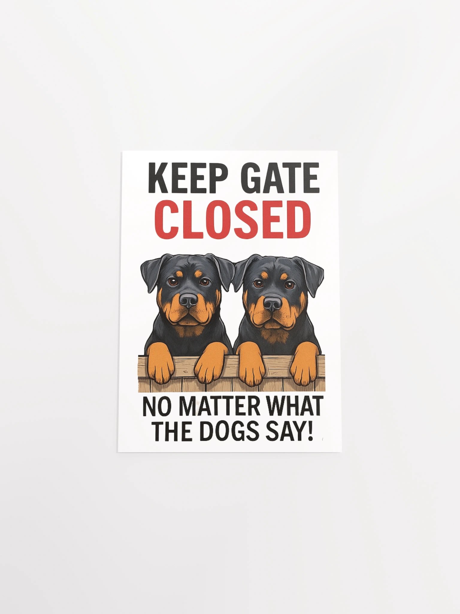 Rottweilers - Keep Gate Closed product image (29)