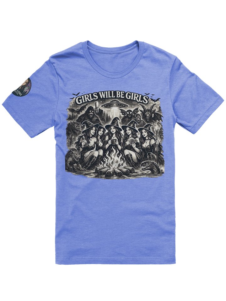 GIRLS WILL BE GIRLS SUPER SOFT T-SHIRT (HEATHERED COLORS PT.1) product image (1)