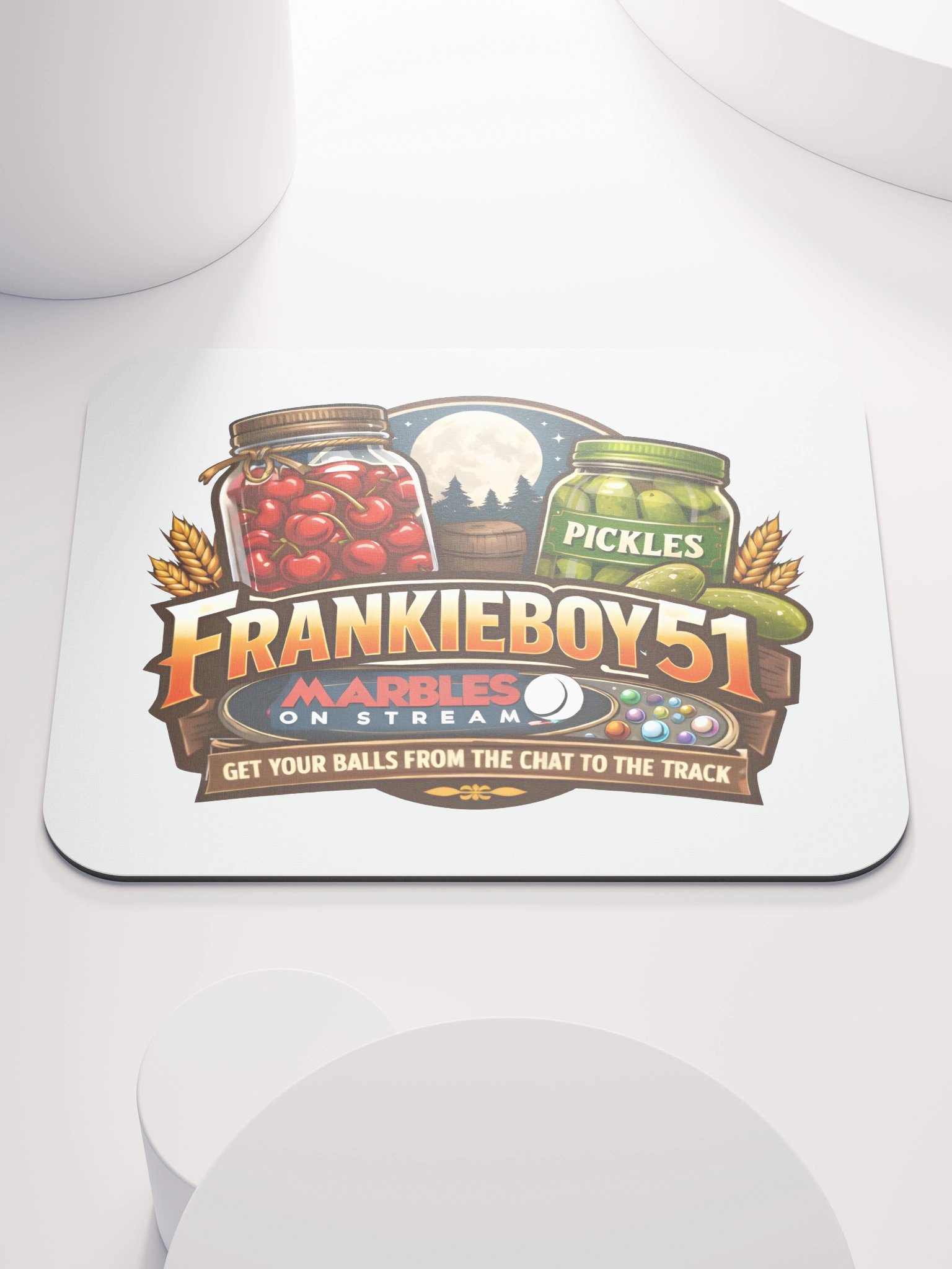 Pickle and Cherry Mouse pad product image (1)
