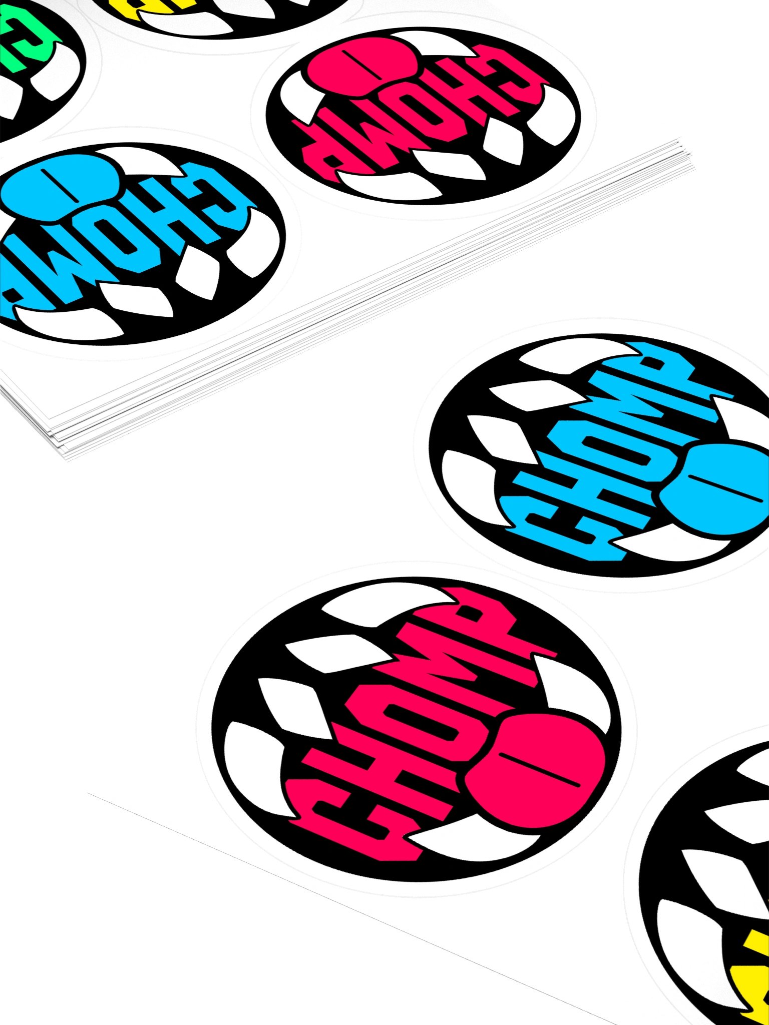 CHOMP Kiss Cut Sticker Set product image (4)