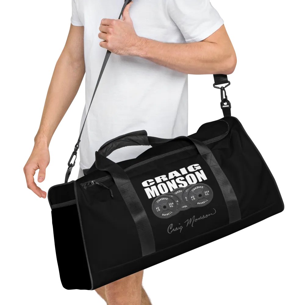 Craig Monson Barbell Signature Collection Black Gym Bag product image (10)