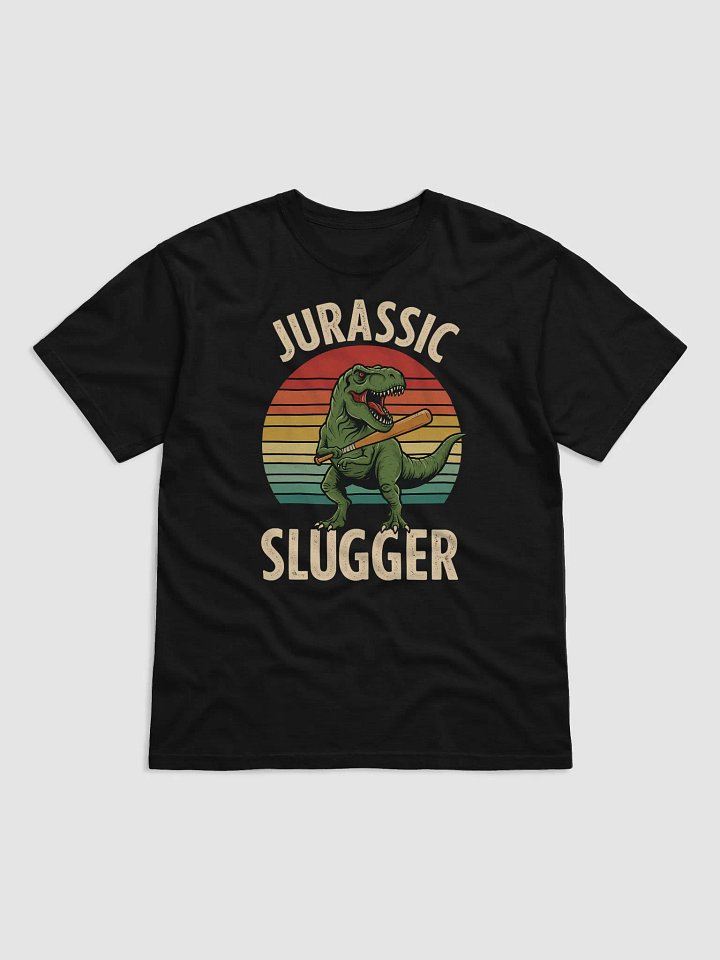 Jurassic Slugger T-Rex Baseball Tee product image (2)