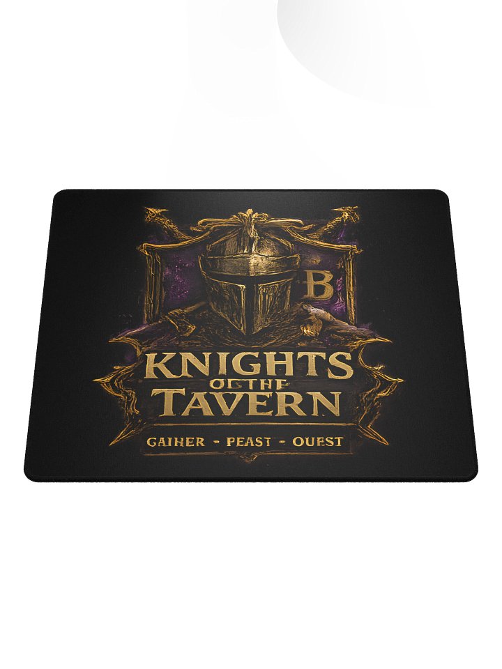 Knights Tavern Crest Gaming Mouse Pad product image (1)