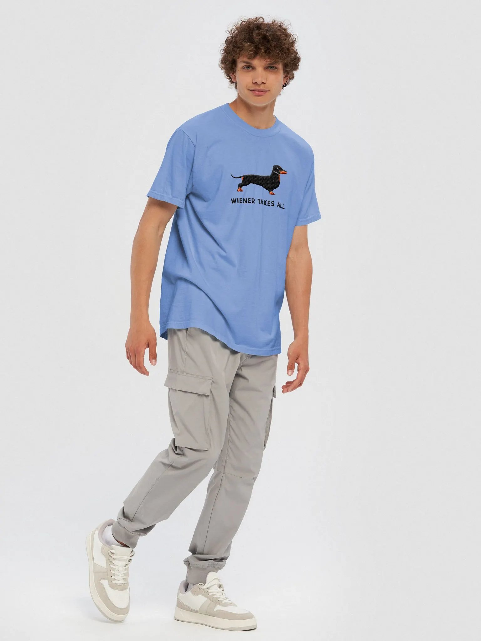 Wiener Takes All T-Shirt(Embroidered) of a Dachshund product image (8)