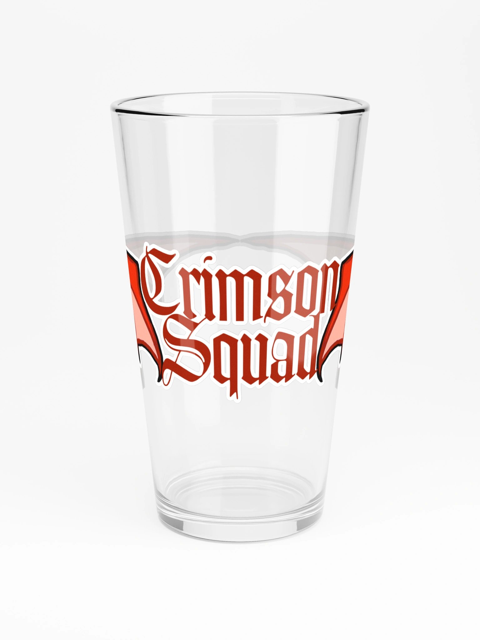 Cimson Squad Winged Logo Pint Glass product image (3)