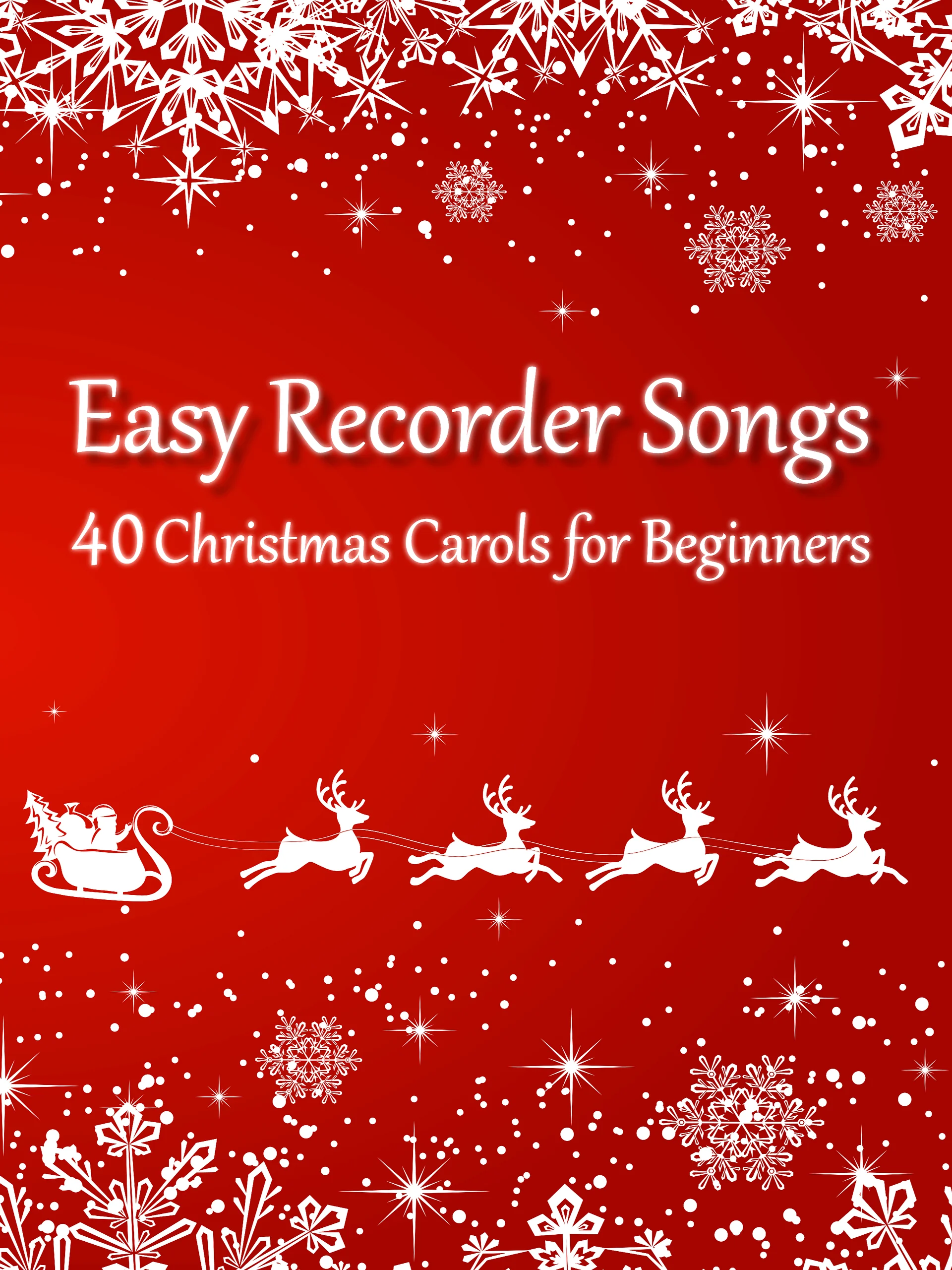 Easy Recorder Songs - 40 Christmas Carols for Beginners product image (1)