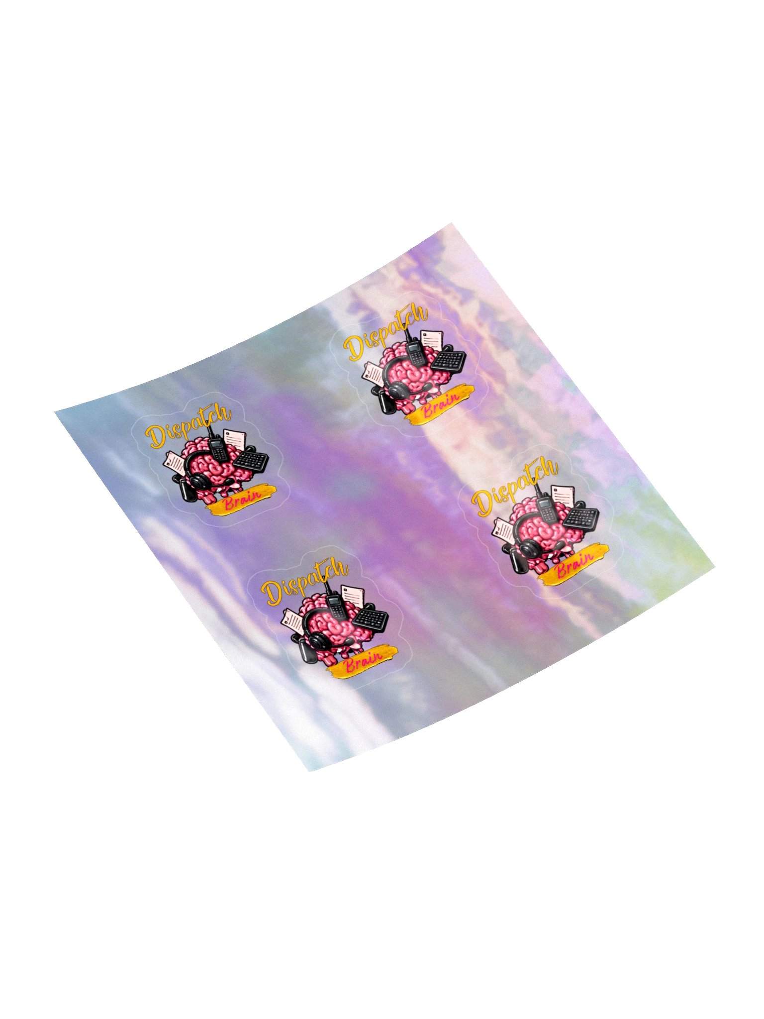 🧠 Dispatch Brain Holographic Sticker Sheet product image (4)