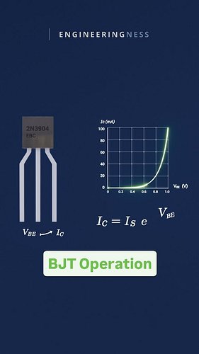 Are BJTs really current-controlled? Well, not exactly

＊・＊・＊

3D animation created by me for Engineeringness ⚙️

・Check out t...