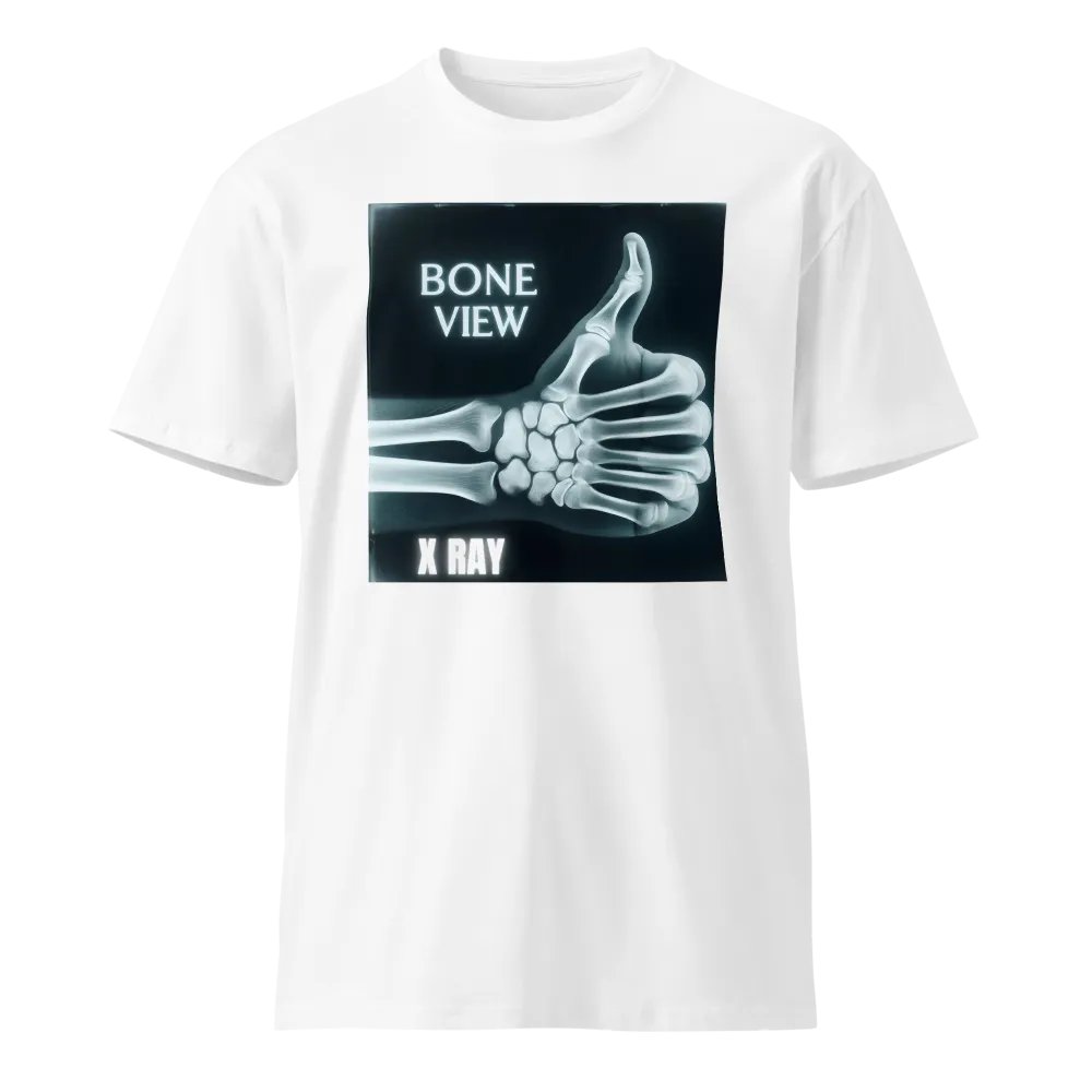 Bone View X-Ray Thumbs-Up T-Shirt product image (1)