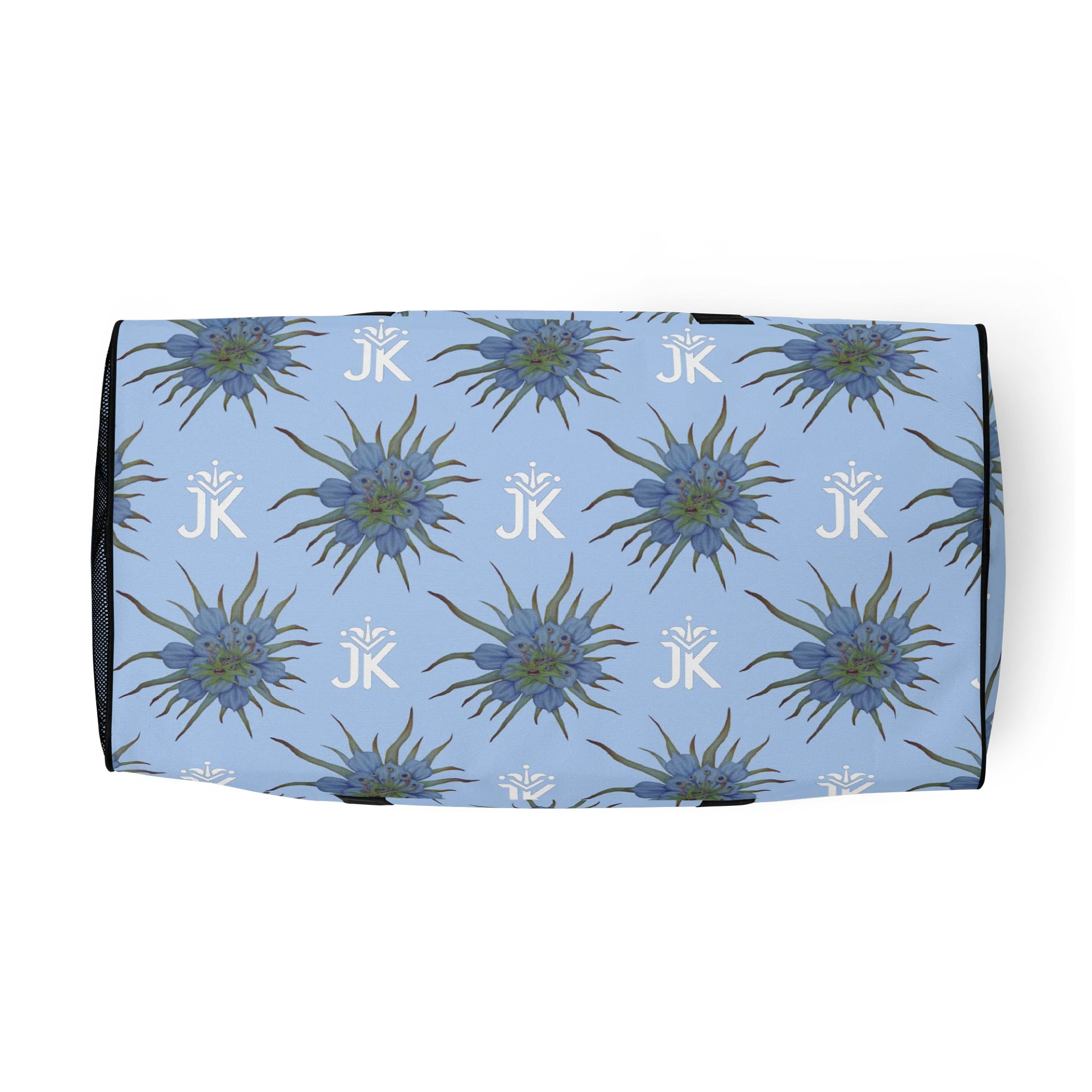 Floral Fiend Blue Duffel Bag product image (5)