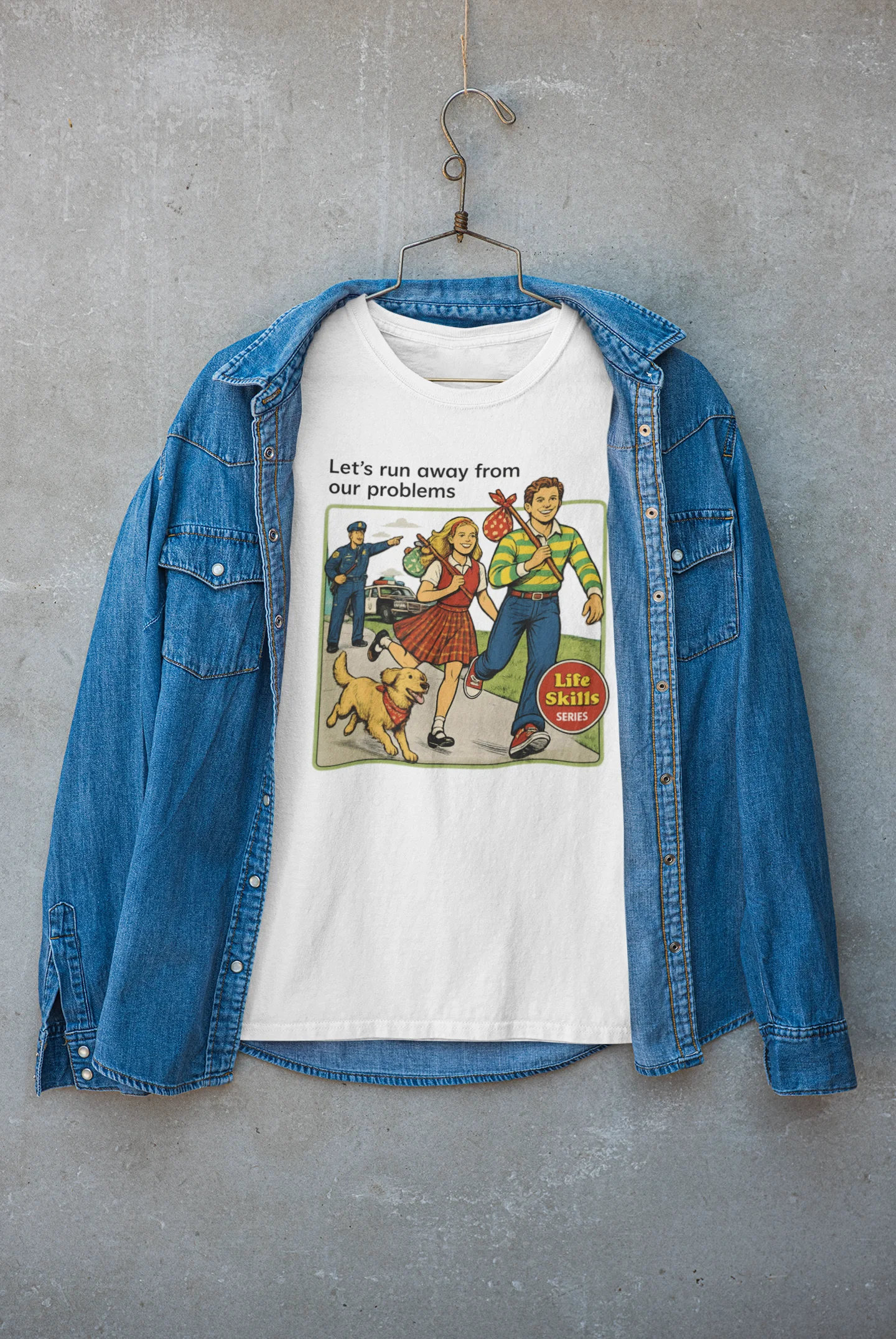 Let's Run Away From Our Problems Tee product image (3)