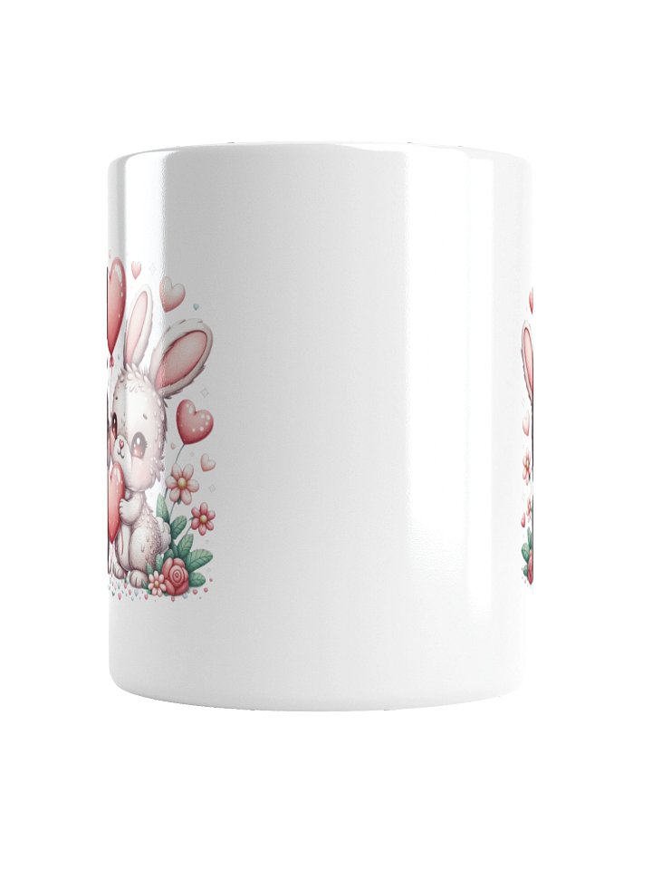 Heart Balloon Bunny Valentine Coffee Mug product image (5)
