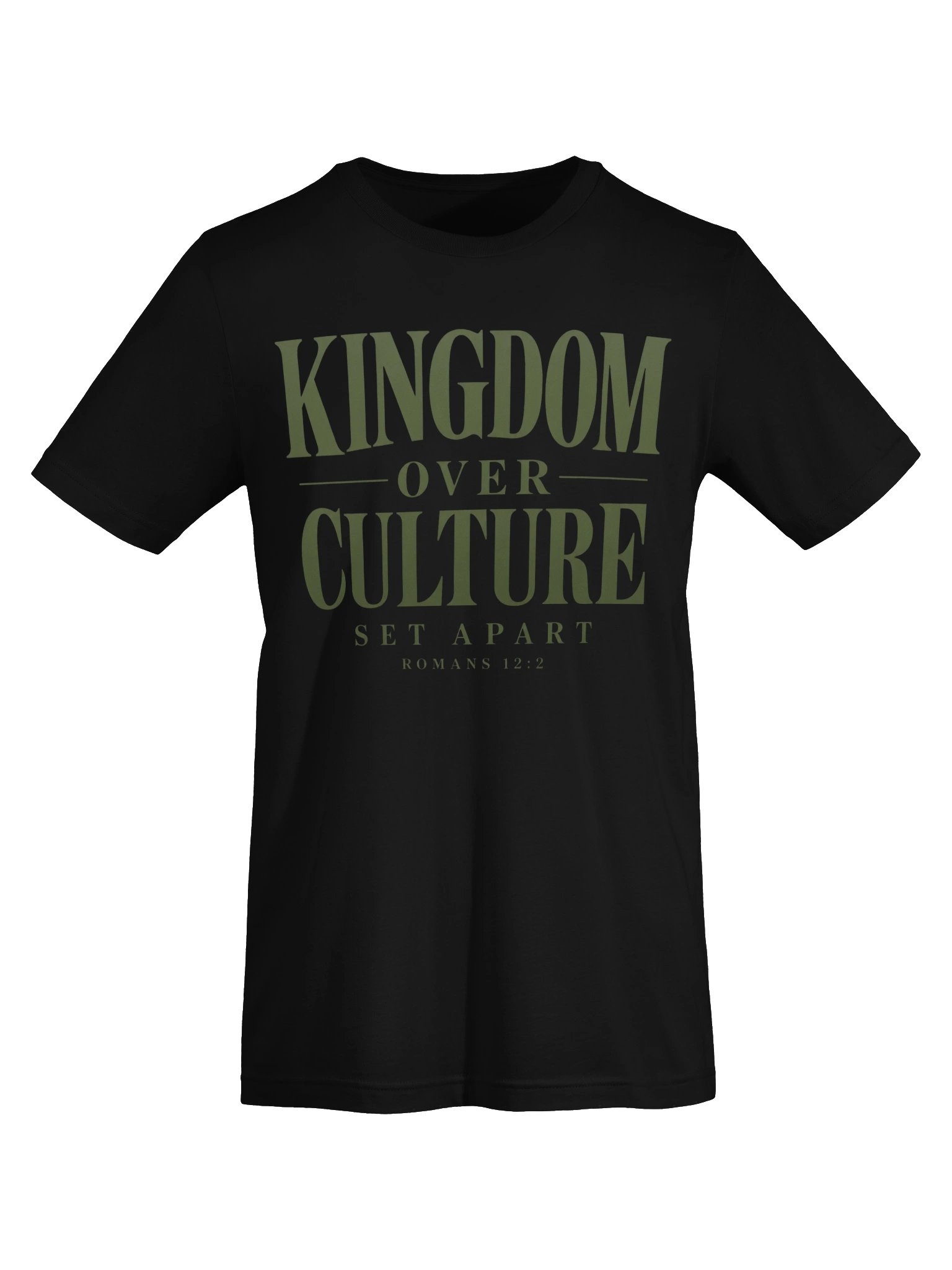 Kingdom Over Culture – Romans 12:2 Premium Unisex Christian T-Shirt product image (8)