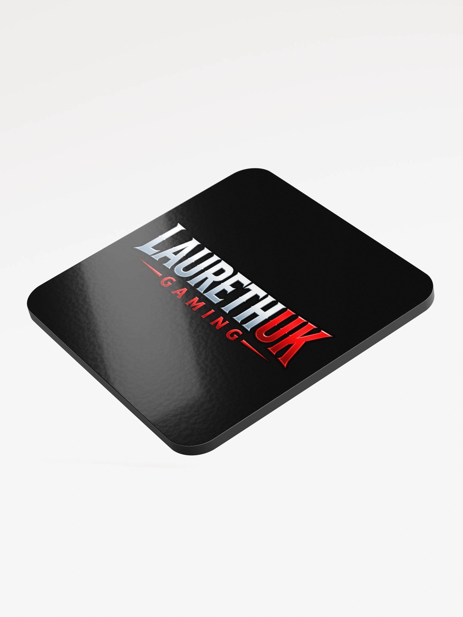 LaurethUK Gaming Logo Coaster (Black) product image (3)