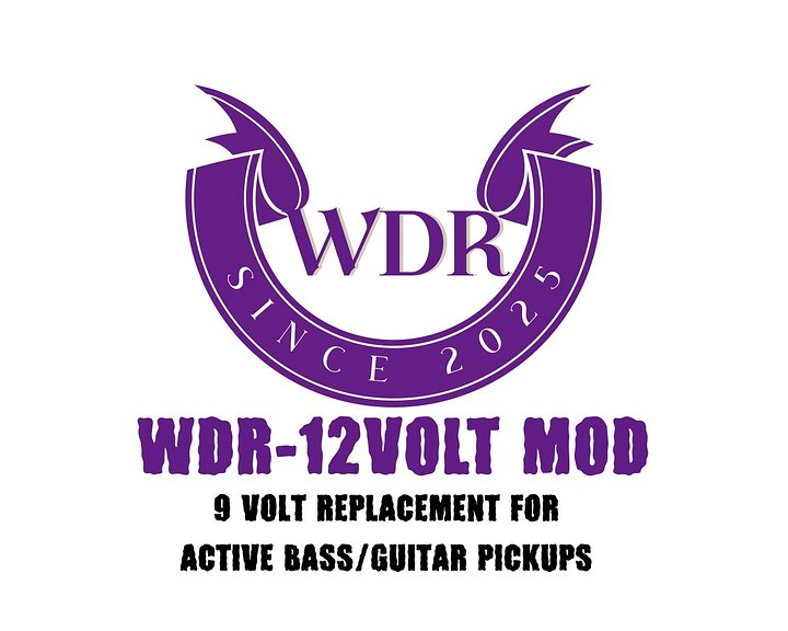 WDR-12Volt-Mod Active Guitar/Bass Booster For EMG & Fluence (Batteries Included) product image (2)